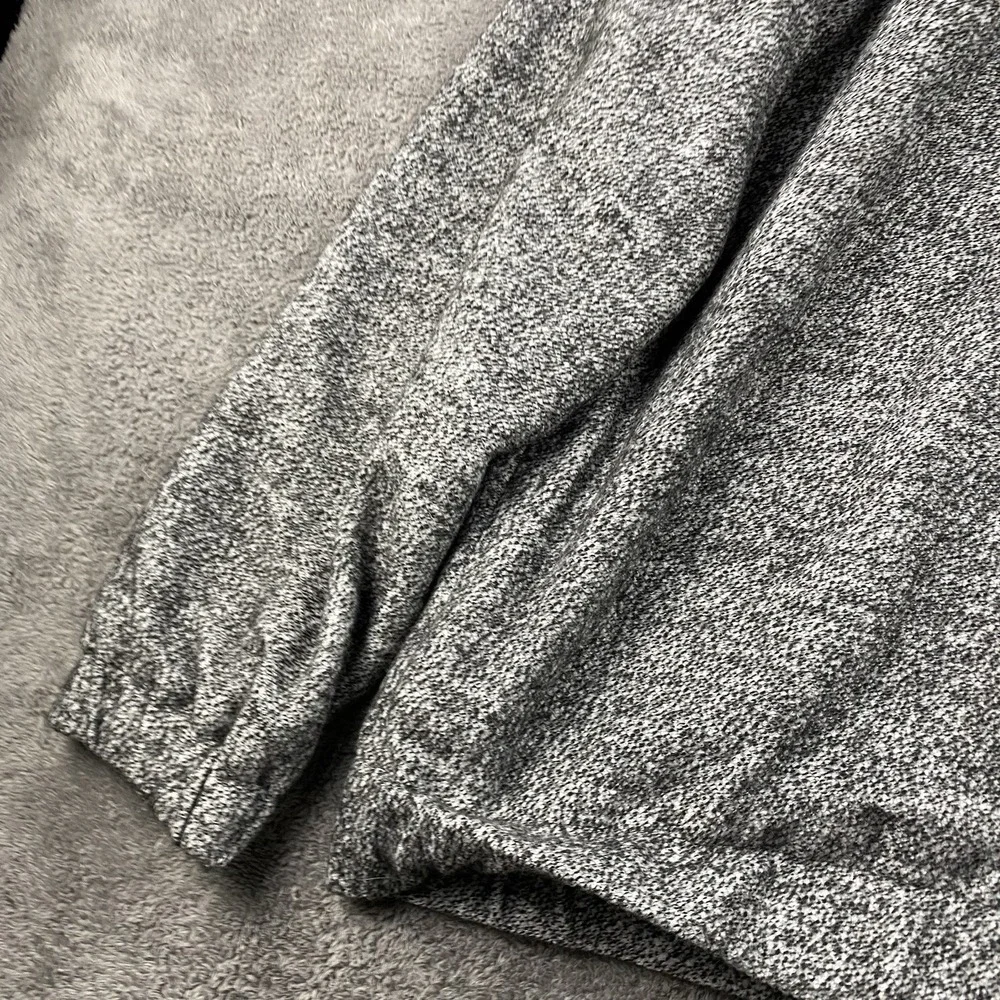 Christopher & Banks Full Zip Knit Sweater Womens Large‎ Gray Heather Jacket